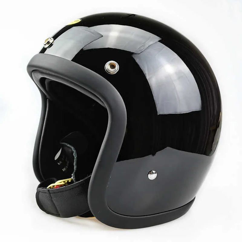 Geniune TT&CO Motorcycle Helmet Japanese Style Open Face Light Weight Shell 500tx Series with mask lens Q0630