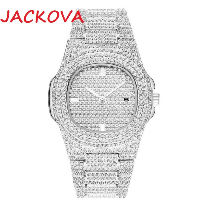 Test Fashion Womens Men Top Designer Automatic Diamond Bezel