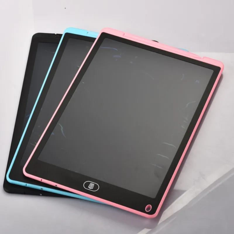 12 tum Skrivning Tablet Portable Colorful Screen LCD Notepad Ritning Grafik Pad Blackboard Fabrikspris