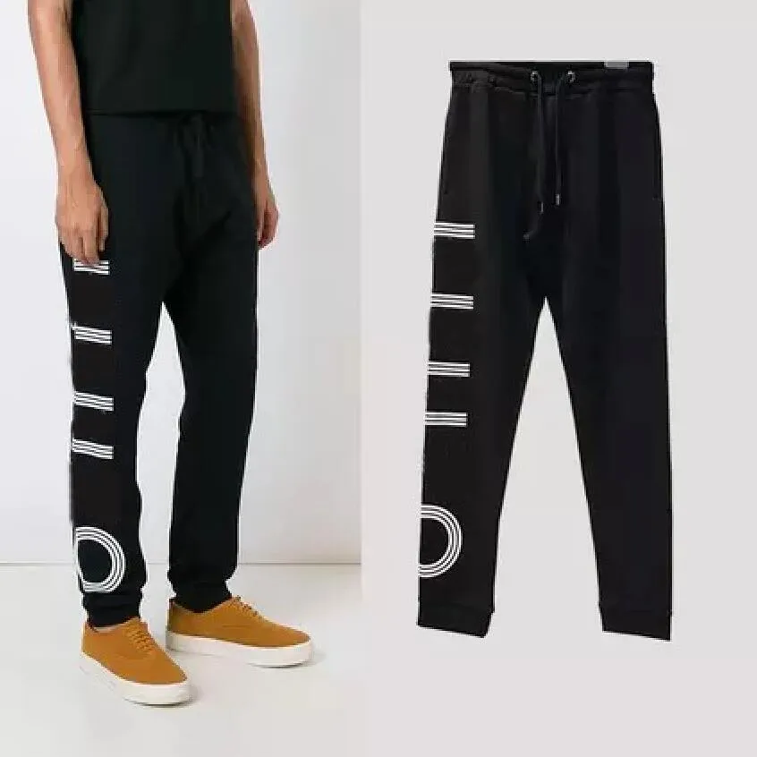 Autumn Winter Mens Designer Track Pant Fashion Letters Print Män kvinnliga joggar byxor avslappnad elastisk midja långa byxor byxor M-2XL