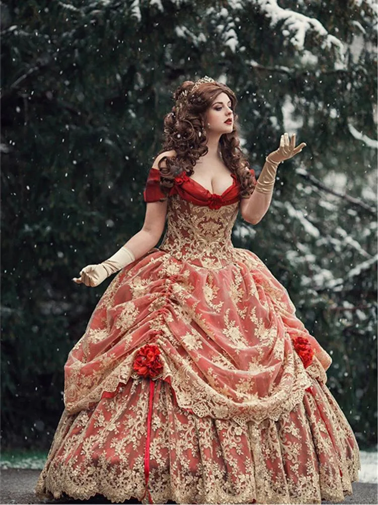 Lady Women Victorian Cosplay Costume Dress Medieval Renaissance Party Ball  Gown | eBay