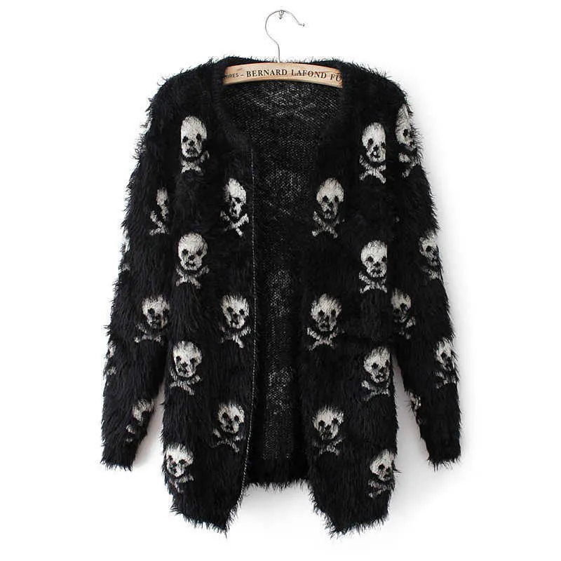 トップス SKULL CAMO CARDIGAN - BLACK SKULL CAMO CARDIGAN - BLACK
