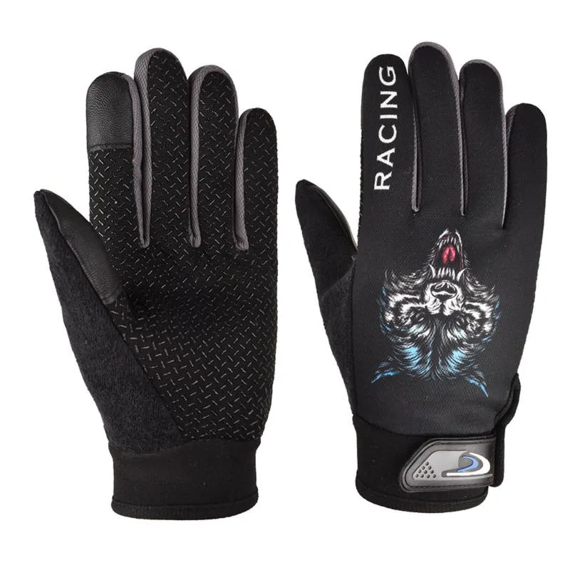 Gants de cyclisme 2021 écran tactile vélo hiver thermique coupe-vent chaud doigt complet gant anti-dérapant hommes femmes vélo de plein air