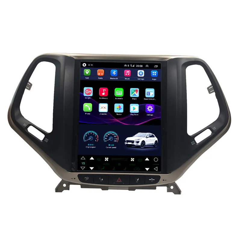 2 din Car dvd Radio 9.7" HD Autoradio Mirror Link Multimedia Player Touch Screen Auto audio Stereo for Jeep Cherokee 15-17