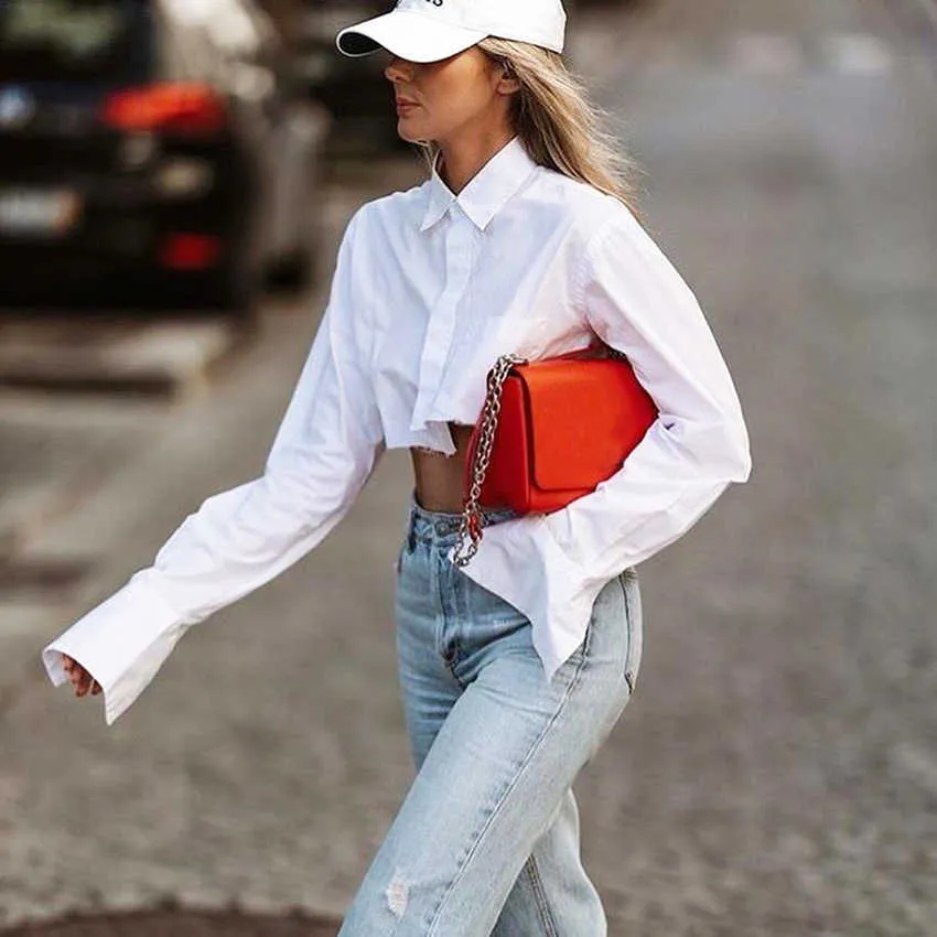 Camicia sales bianca corta