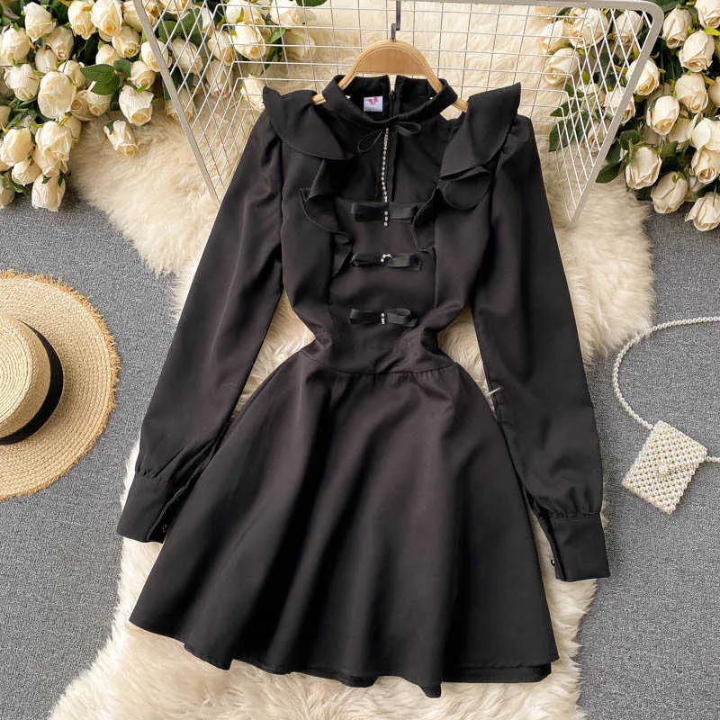 chinese dress ladies Rosalee Black Long-Sleeve Cowl-Back Maxi Dress With Bows  Club L London