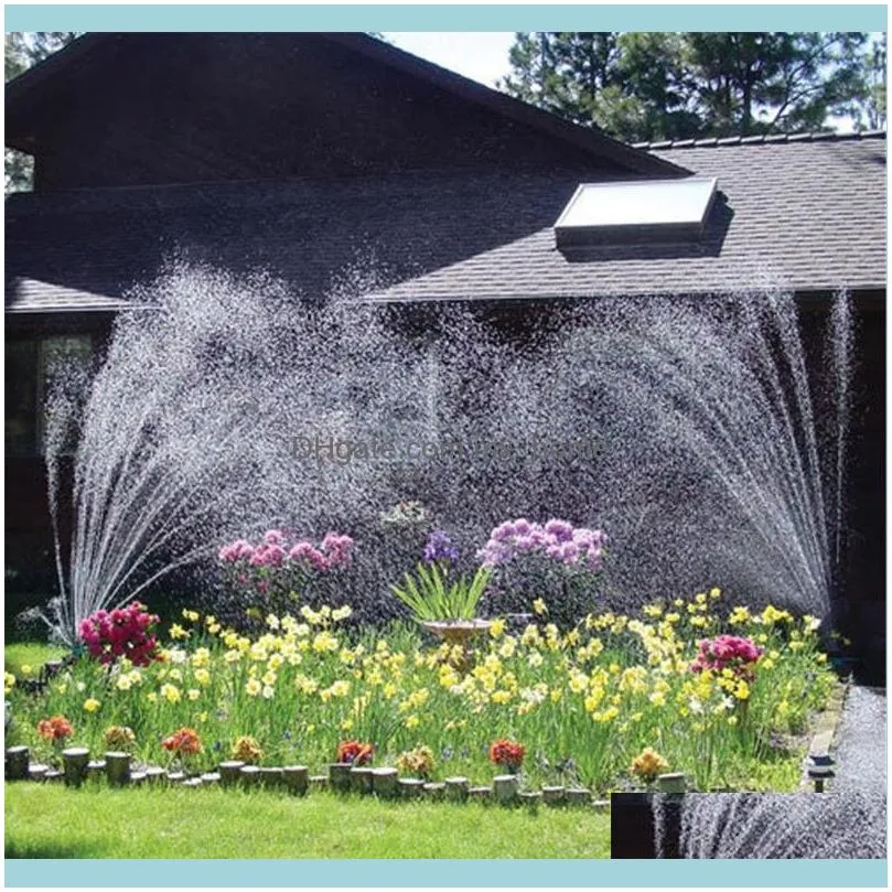 Watering Equipments 360 Degree Garden Automatic Multi-Head Sprinkler Gardening Tool Irrigation Spray Shower