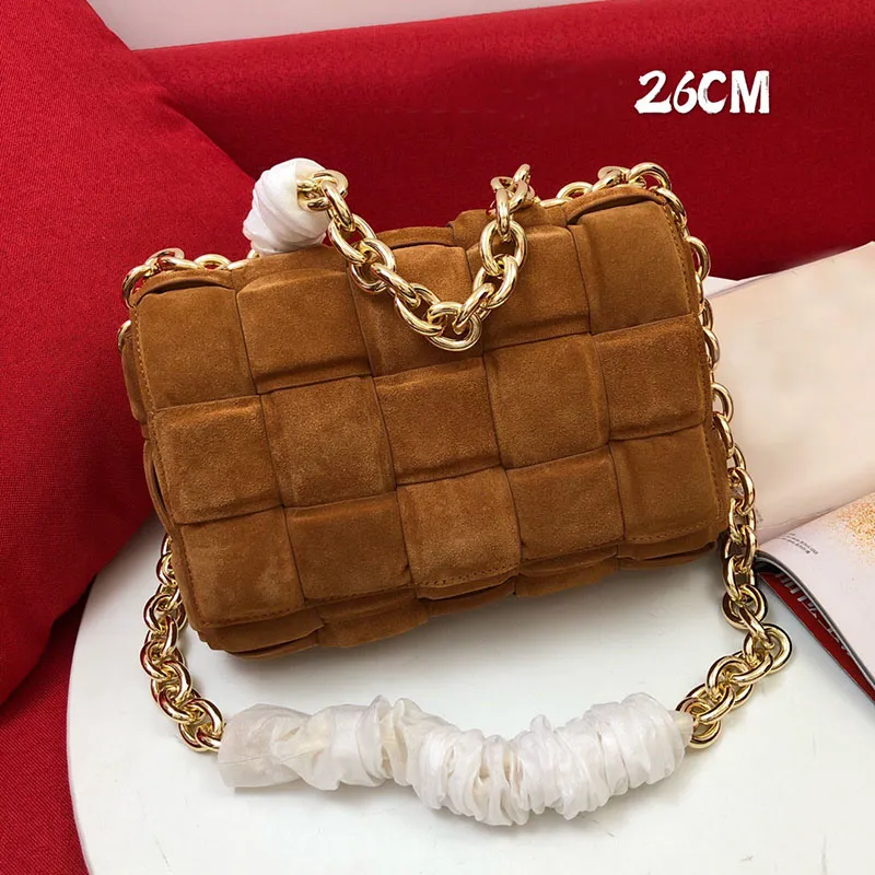 Women handbag Crossbody Designer Bag Luxurys Designers Bags 2021 high quality handbags genuine leather woven with chain pillow shape