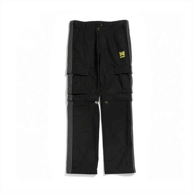 High Quality Black AWGE Needles Cargo Pants Men 1:1 Girls Dont Cry