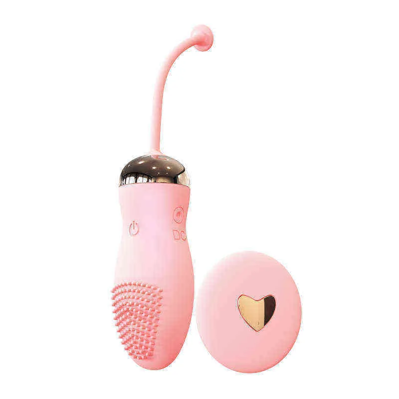 NXY Eggs Insertbara Bluetooth Vibratorägg för män Sex Toy Femme Products Vaginal Toys Anal Beads Collar Clitoral Spinner 1209