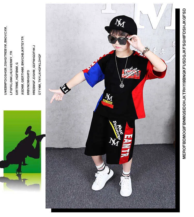 Kids Clothes Summer 2020 New Boys Sets Children Outfits Short Sleeve Casual  Sport Suit for Big Boy Clothing Set 6 8 10 12 Years X0802