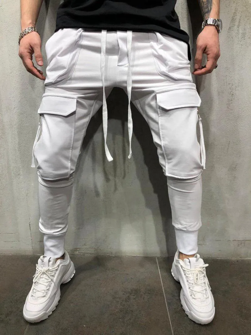 Mens Joggers calças casuais fiess masculino de roupas esportivas de roupas esportivas