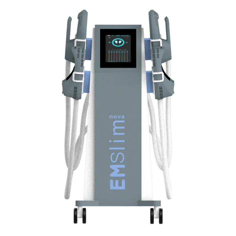 Son RF EMSLIM Zayıflama Makinesi Yüksek Yoğunluklu EMT Elektromanyetik Kas Stimülasyonu Yağ Yanma şekillendirme güzellik ekipmanı