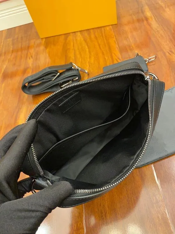 FASHION Pochette Trio MEN M69443 WOMEN luxurys designers bags leather Handbag messenger crossbody bag shoulder bags Totes purse Wallet