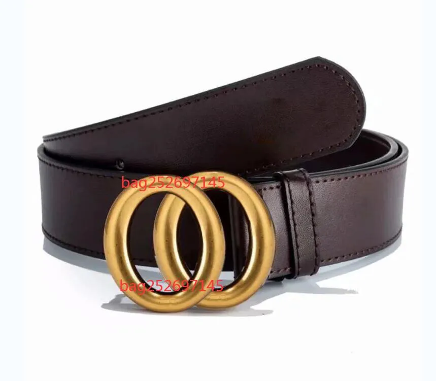 2020 Luxury Fashion Brand Bälten för Mens Bälte Designer Bälte Toppkvalitet Pure Koppar Buckle Bets Läder Male Chastity Belt 125cm