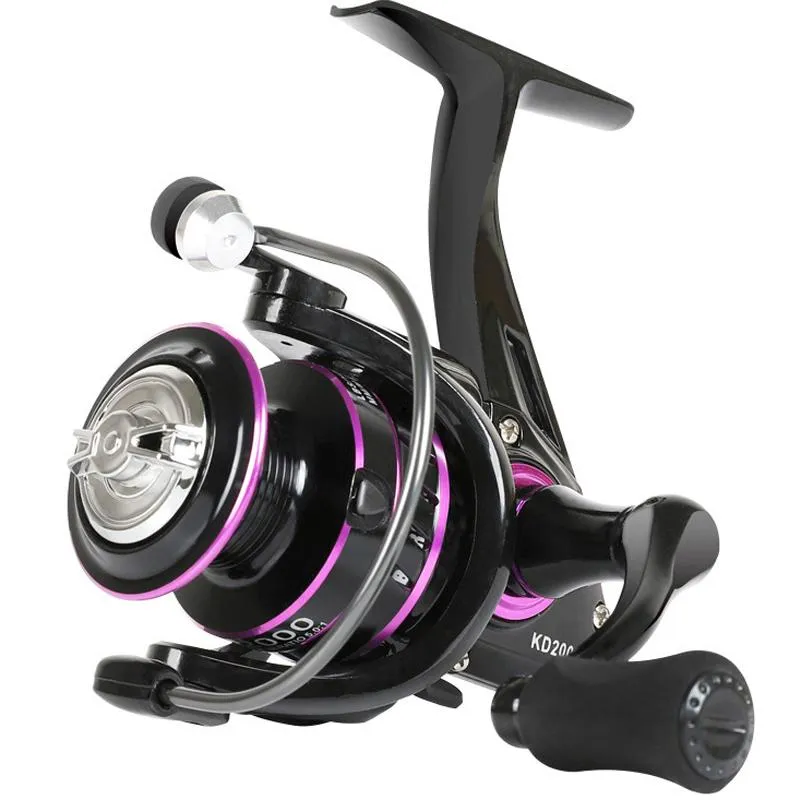 DK1000-6000 Spinning Reel CNC Aluminum Spool Fishing Reel 10KG Max Drag 4.7:1 5.0:1 Gear Ratio Freshwater Saltwater Fishing