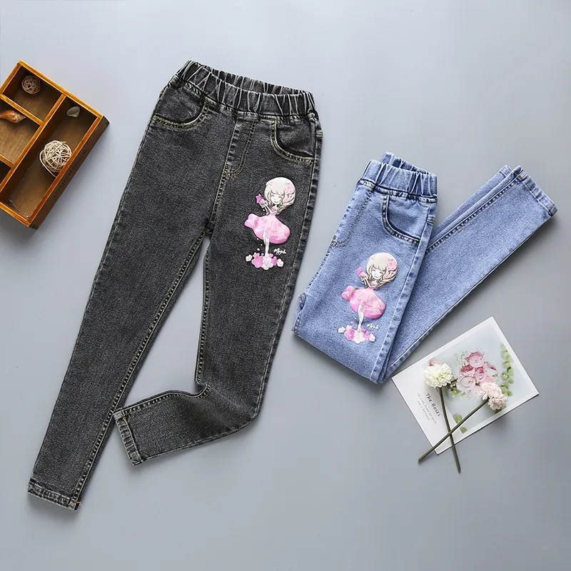 Babyinstar 6 Style Pencil Jeans para 4 10 anos de edad ropa para ninos pequenos ropa para ninas pantalones de mezclilla de moda pantalones