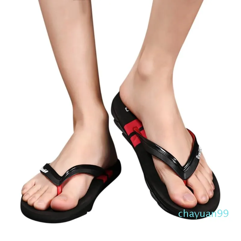 Heren slipper groot formaat ronde teen platform plat met huishoudelijke indoor antislip mannen sandalen zomer flip flops slippers 2021