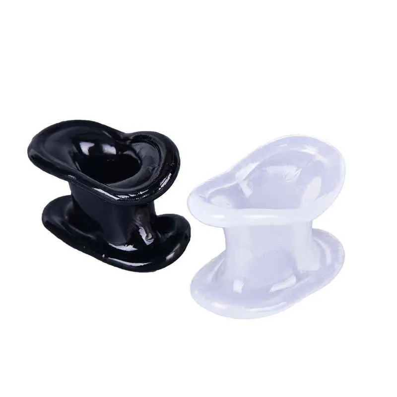 Silicone Ball Stretcher & Testicle Ring – Scrotum Squeeze For Penis Enhancement & Delay 6 thumbnail image