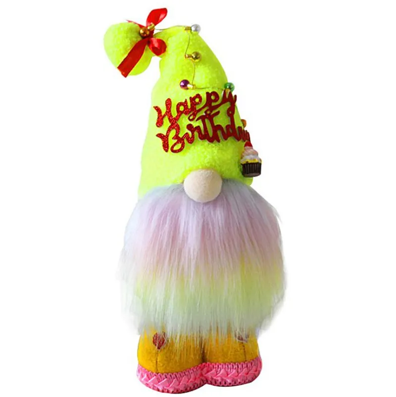 Party Supplies Happy birthday faceless Old Man Doll decoration dwarf Dolls Plush Doll holiday gift dd807