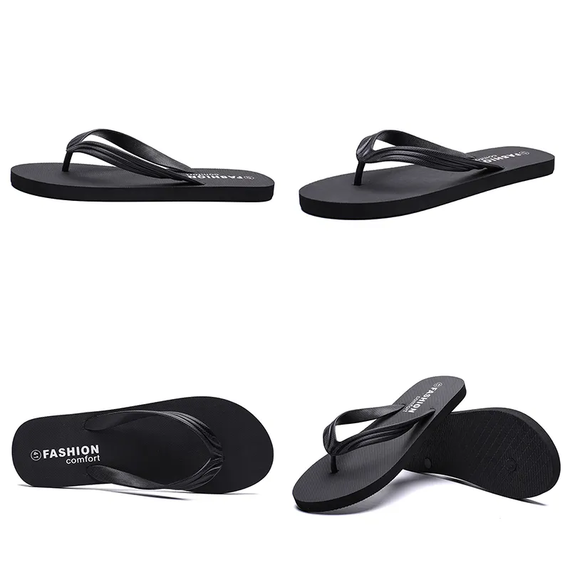 Männer Slide Slipper Sport Triple Black Casual Strandschuhe Hotel Flip Flops Sommer Rabattpreis Outdoor Herren Hausschuhe