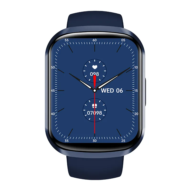 2021 HW13 Smart Watch klockor med Bluetooth Wearable Devices SmartWatch Vattentät Samtalsmeddelande Påminner ETC för iPhone Android