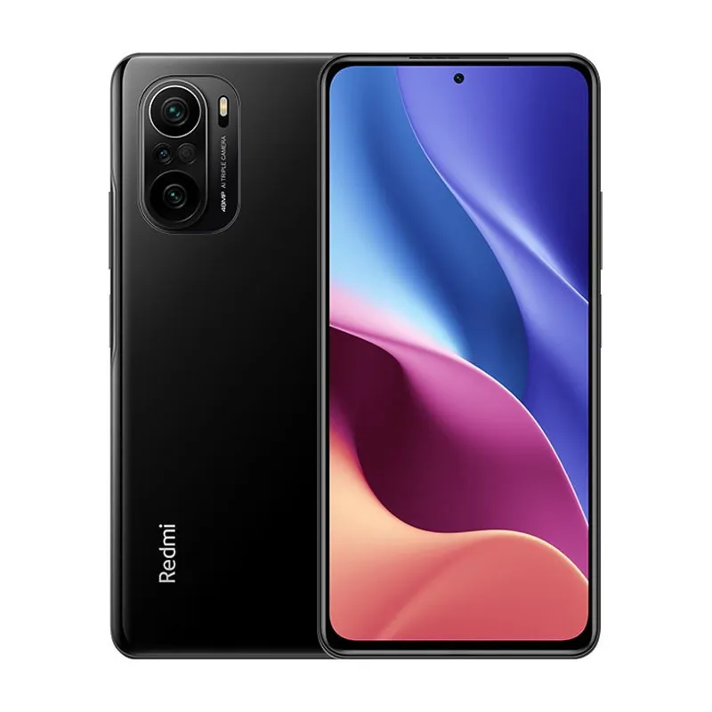 Versão global Xiaomi Redmi K40 5G Telefone celular 12 GB RAM 256 GB ROM Snapdragon 870 Android 6.67 "Tela inteira AMOLED 48.0MP NFC 4520mAh ID da face