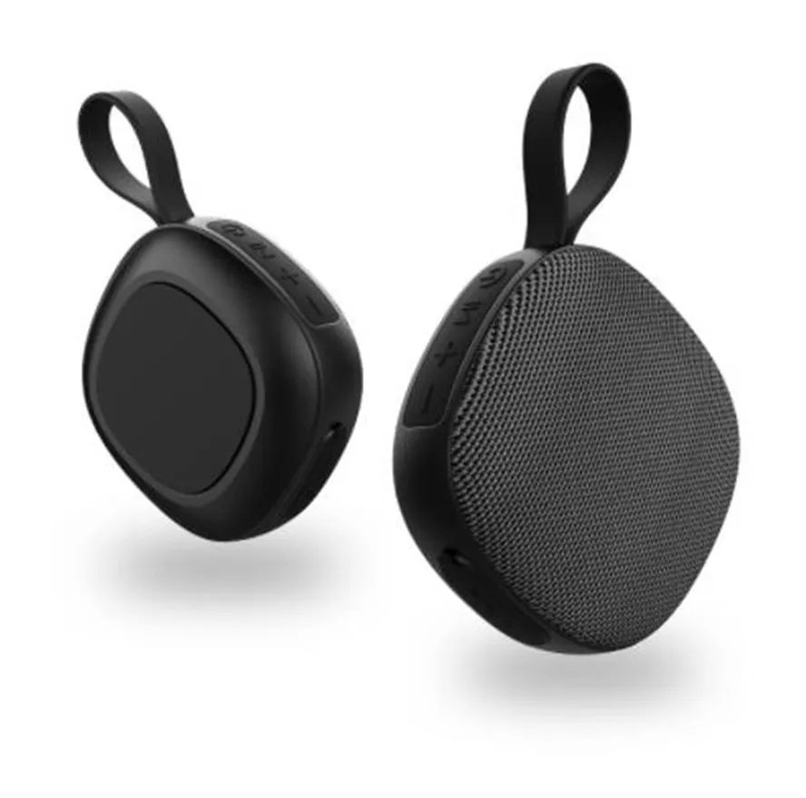 Mini haut-parleur Bluetooth 5.0, 5W, pour l'extérieur, sans fil, avec sangle, stéréo, carte TF, AUX, lecteur de musique, caisson de basses Portable