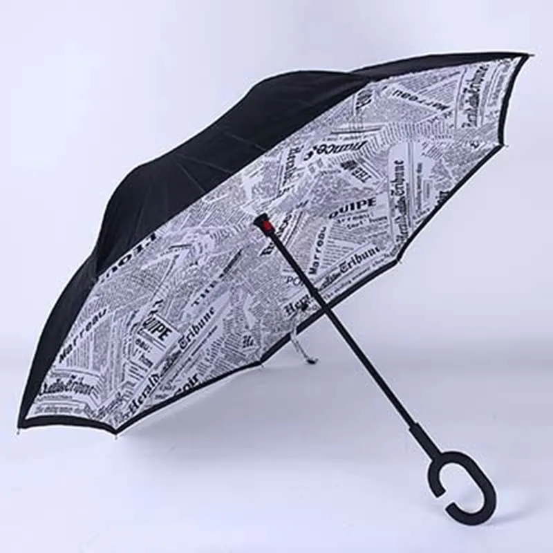 Mini Reverse Folding Sun Umbrella Kids Adult Double Layer Inverted Flower Parasol Windproof Rain Car Umbrellas For Women Men (5)