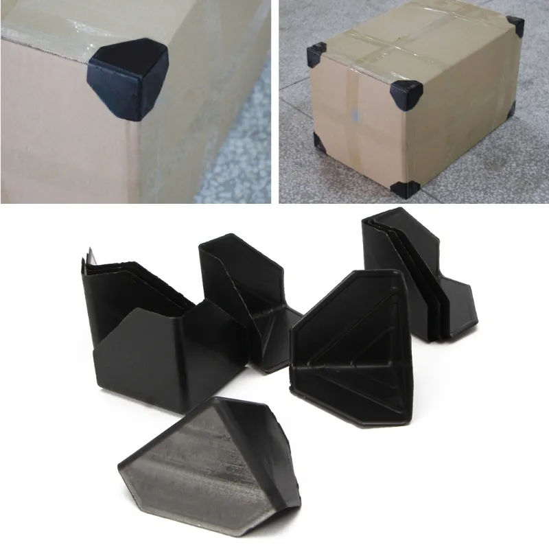 Lot De 20 Protections D'angle En Plastique Noir - 3 X 50 Mm - Marque Uxcell - Neuf