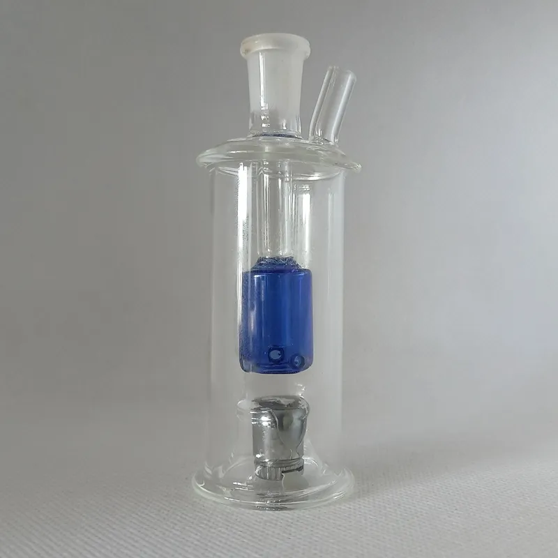 5 CLEAR mini BEAKER BONG with carb Tobacco Hookah Water Pipe