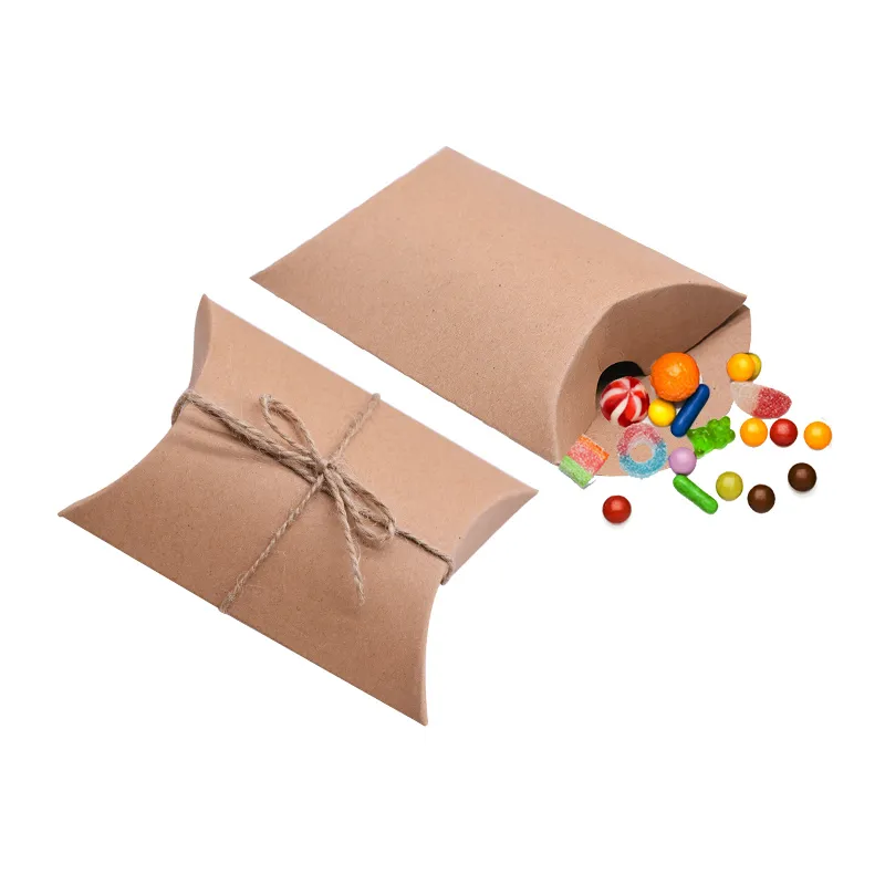 Paper Box 9 x 6cm Gift Wrap Candy Boxes for Wedding Birthday Party  Favors Wrapping Christmas Biscuits Packaging Bag