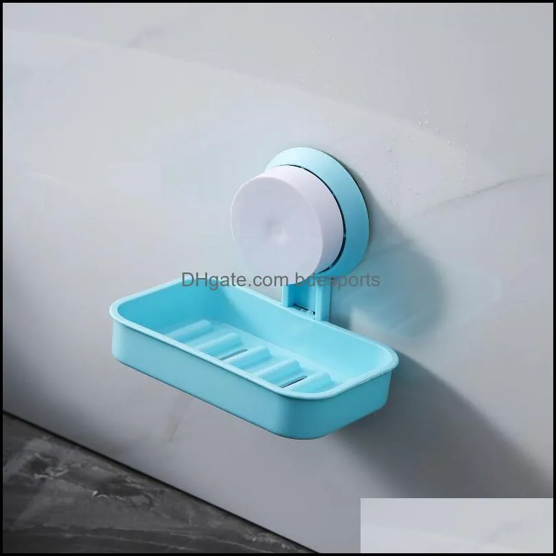 Bath Accessory Set Mark Box Punch Soap Holder Straight Double Layer Drain Shelf Bathroom No