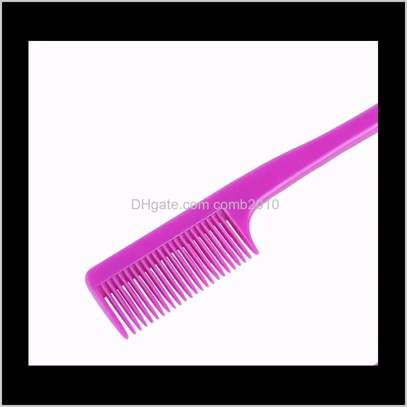 double sided edge brushes hair comb hair styling hairdressing salon hair comb brushes eyebrow brush 50pcs