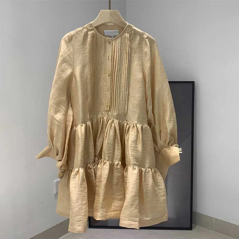 savoye linen tuxedo shirt dress BOHO INSPIRED Tiered Pleated Long Sleeve Dress For... From Lu01, $31.93 In  Bulk