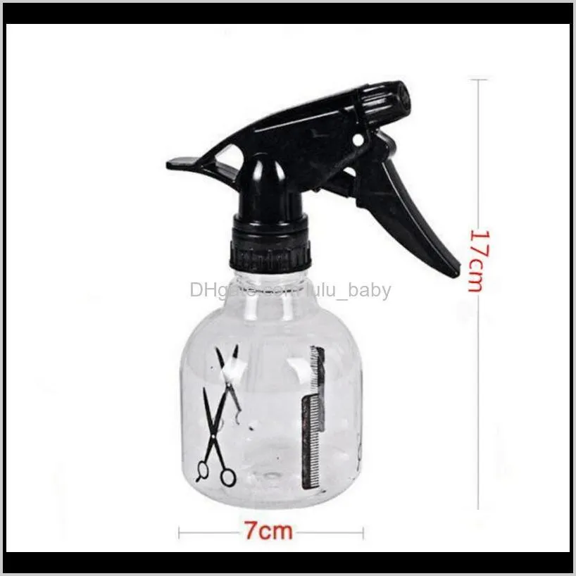 1pc 250ml reusable hairdressing spray bottles beauty tool accessories hair salon tool / plants flowers water sprayer dual-use