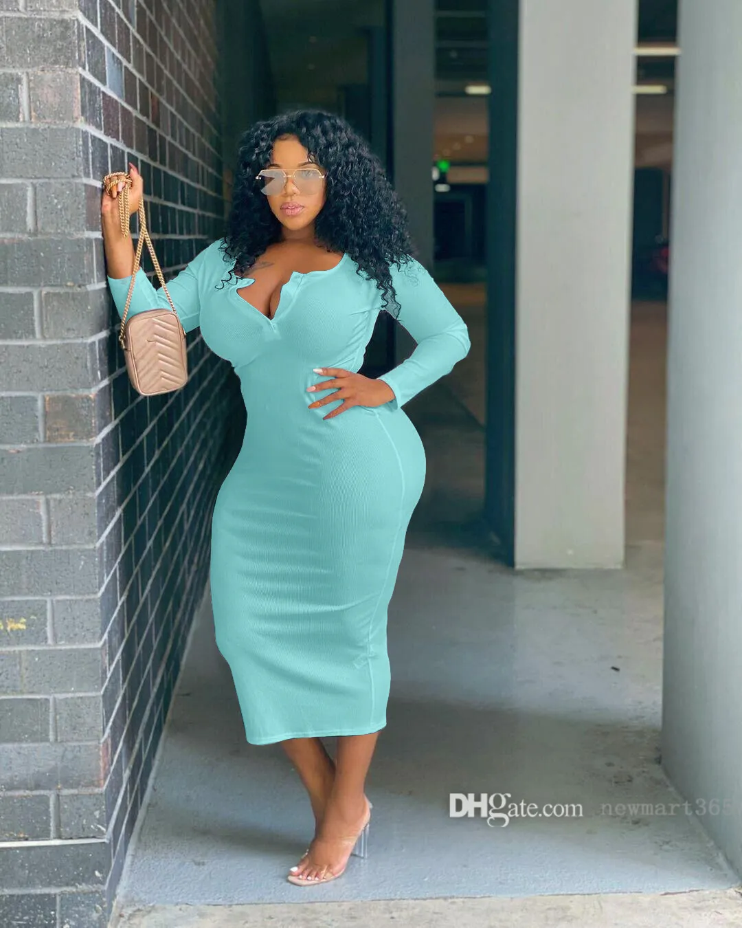 Vestidos inverno plus size hot sale