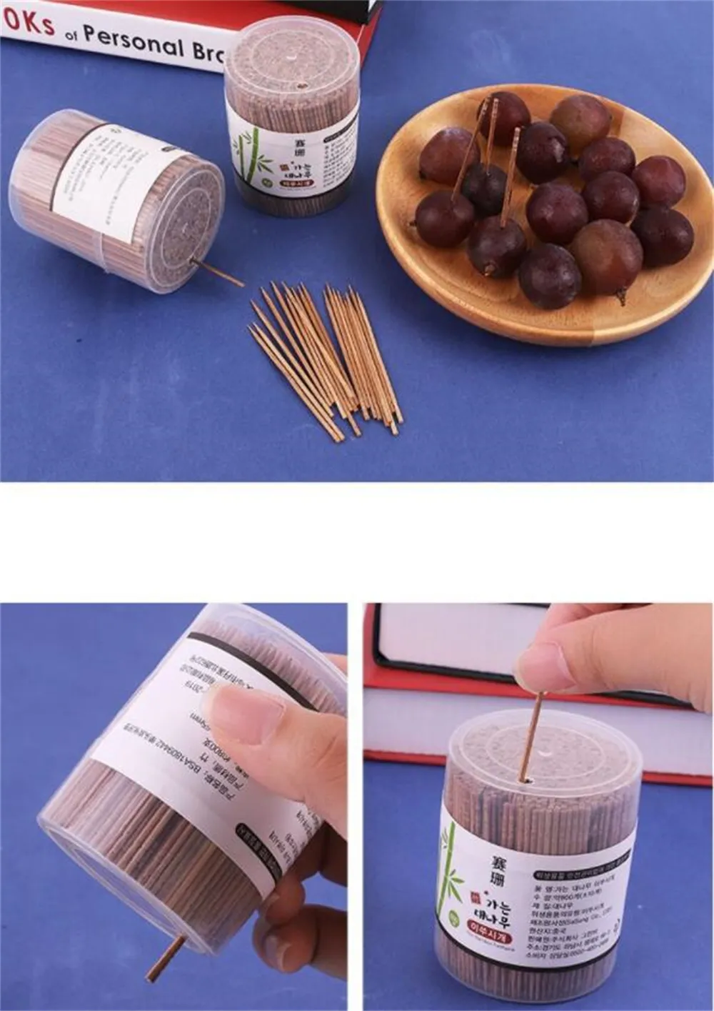 Ornate wood 2025 toothpicks