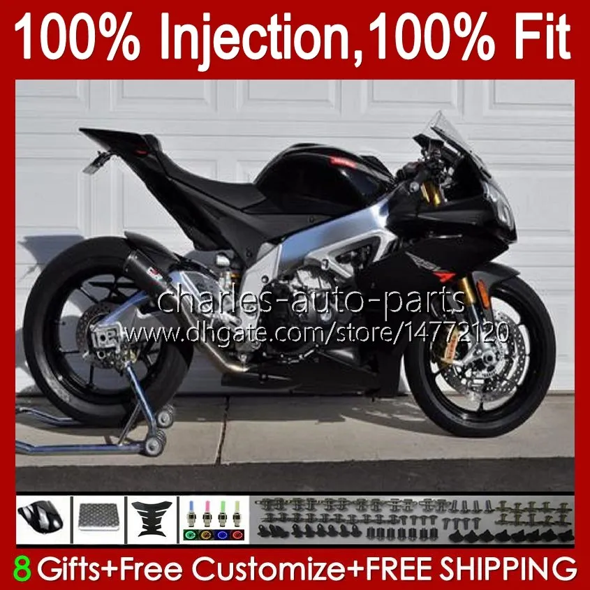 Aprilia RSV1000RR RSVP4 RSX 1000 Body Injection All Black