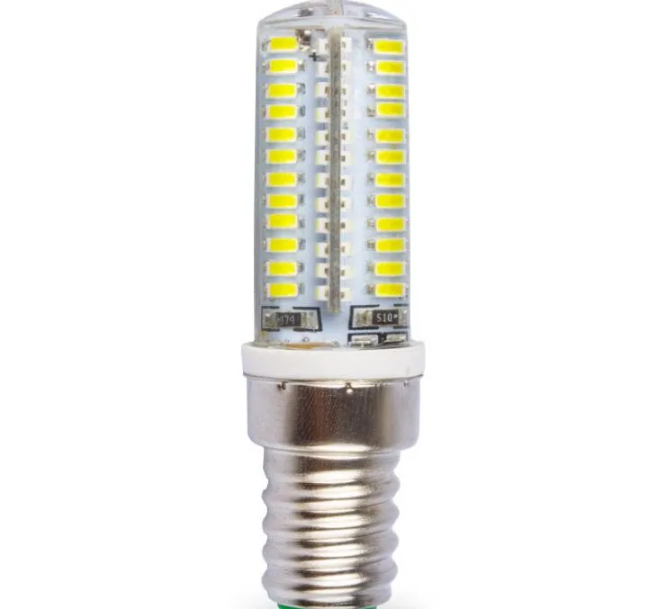 2021 lumière LED ampoule LED E11 E12 14 E17 G8 lampes à intensité variable 110V 220V ampoules de projecteur LED lumière corps Sillcone pour lustres