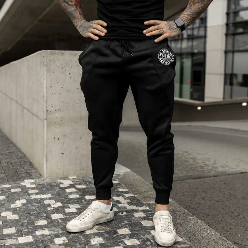 Sportswear Fitness Pants Men Gyms Skinny Sweatpants Outdoor Cotton Track Pant Bottom Jogger Trousers Workout Joggers Pants Y0927