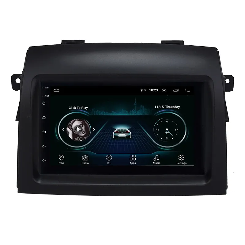 Android Car DVD Radio Multimedia Player för Toyota Sienna 2004-2010 Stereo GPS-navigering 2din