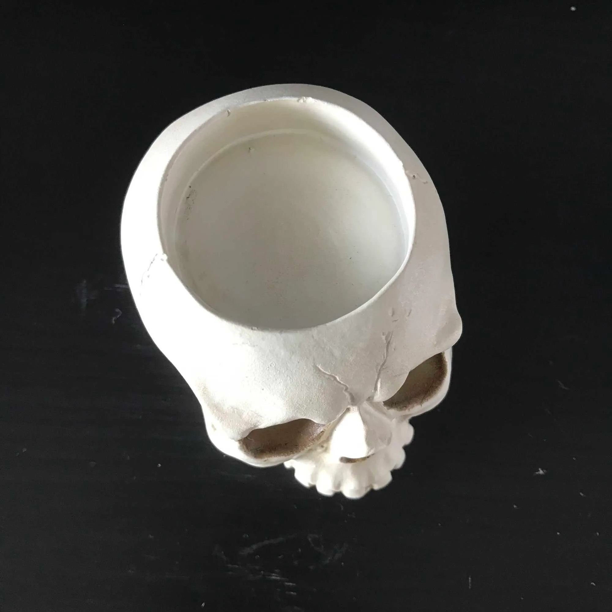 DHgate.com:Small Skull Head Silicone Mold for Candlestick