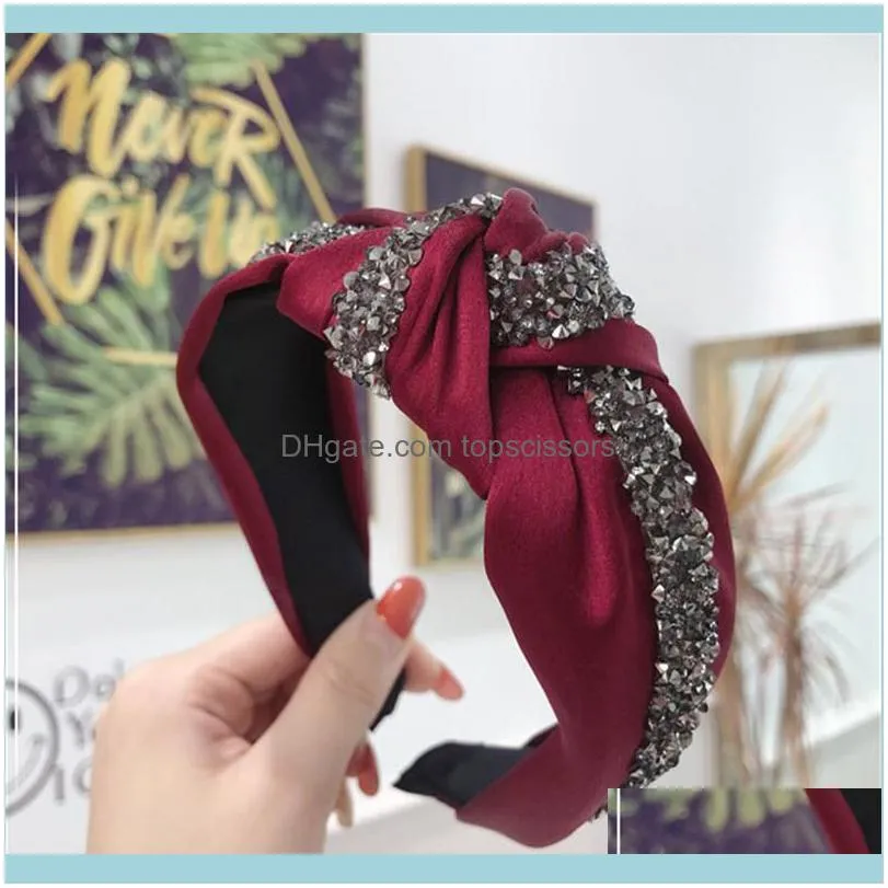 Colors Rhinestone Hair Ties Solid Color Bow Bands For Women Perfect Quality Fashion Accessories1