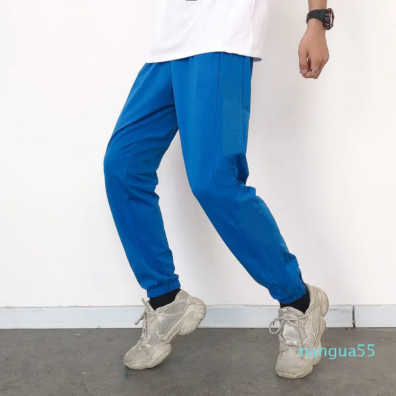 Mode- Men's Hose Joggers Casual Hose Klassische elastische Taille Hip-Hop Mode Mode Jogginghose Streifen