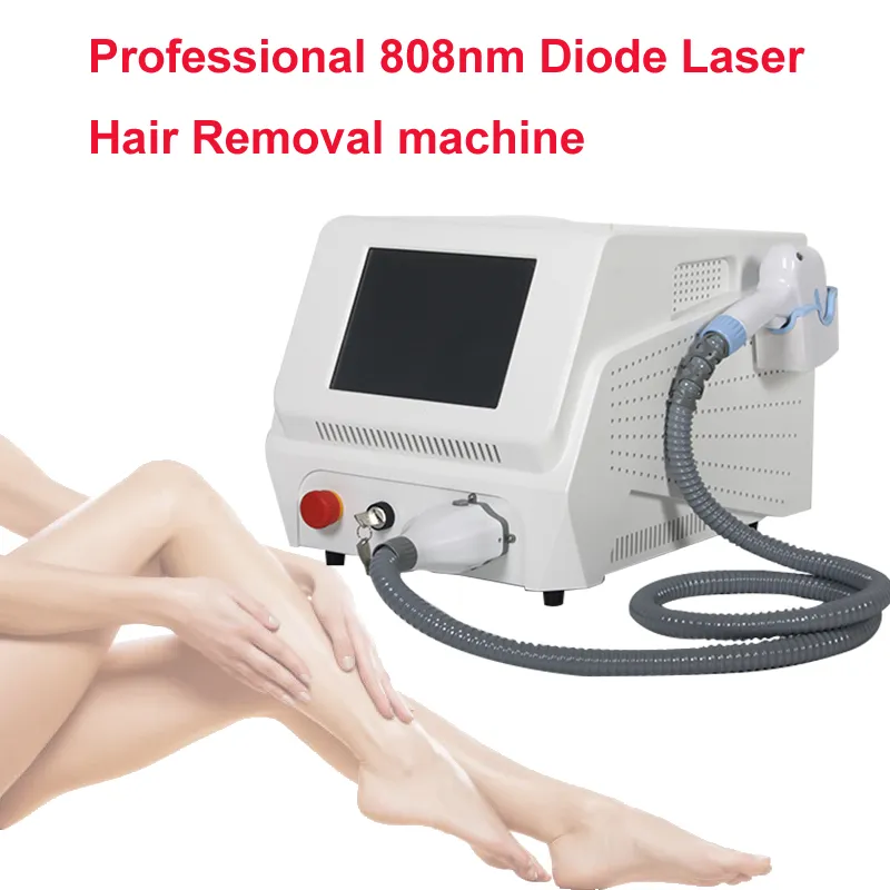 Touchscreen 808-nm-Diodenlaser Dauerhafte Haarentfernung 16 Laserbalken Schönheitstherapie-Anwendung Goldstandard