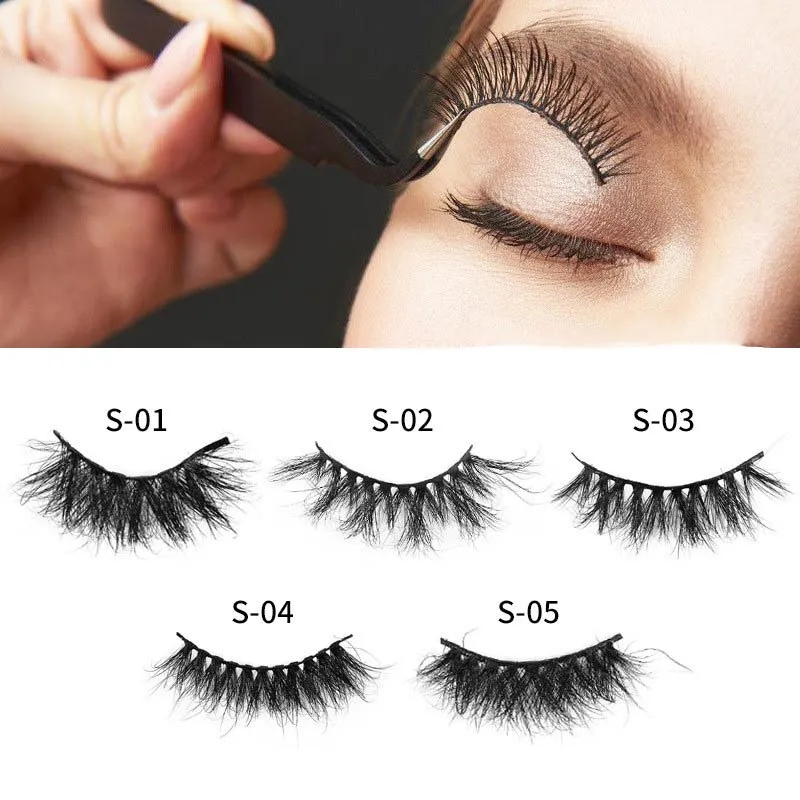 3d cílios de vison Natural Longos Lashes Handmade Grosso Eye Lash Maquiagem Extensão