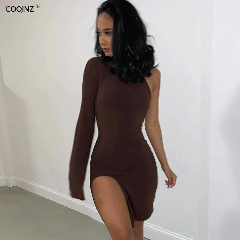 Kvinna sexig bodycon långärmad klänning vinterklänningar för kvinnor fest nattklubb afrikansk svart designer kläder d072738a 210712