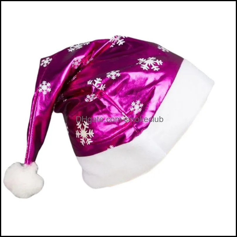 Christmas hat bright and lovely Santa hat red bright fine cloth Christmas gifts Christmas party decorations