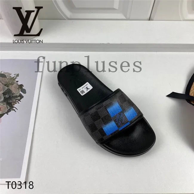 LouisVuitton Louis Vuitton Slippers LV Brand Designer Slides For